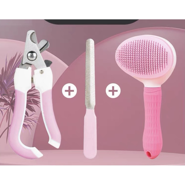 [FREESHIP] Lược chải lông chó mèo có nút bấm chuyên gỡ rối lông thú cưng