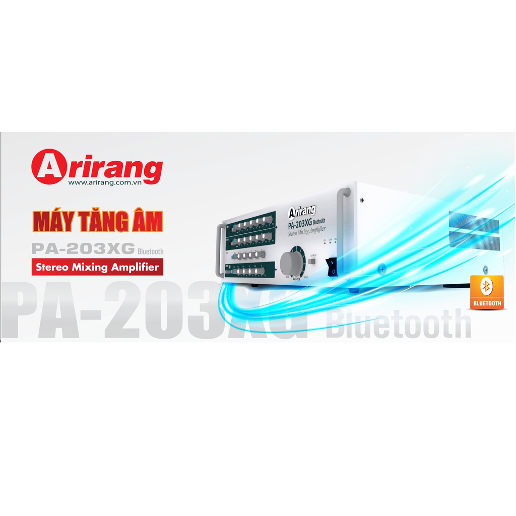 Amply Karaoke Arirang PA-203XG Bluetooth mẫu mới nhất 2020 - Hàng chính hãng