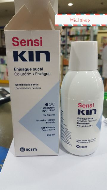 Sensi KIN nước súc miệng ngăn ngừa ê buốt răng -250ml