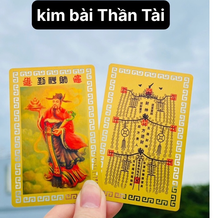 KIM BÀI THẦN TÀI MỚI - KIM PHÁT TÀI - MANG ĐẾN CHO GIA CHỦ TÀI LỘC, MAY MẮN , GIÀU SANG, SUNG TÚC, THỊNH V