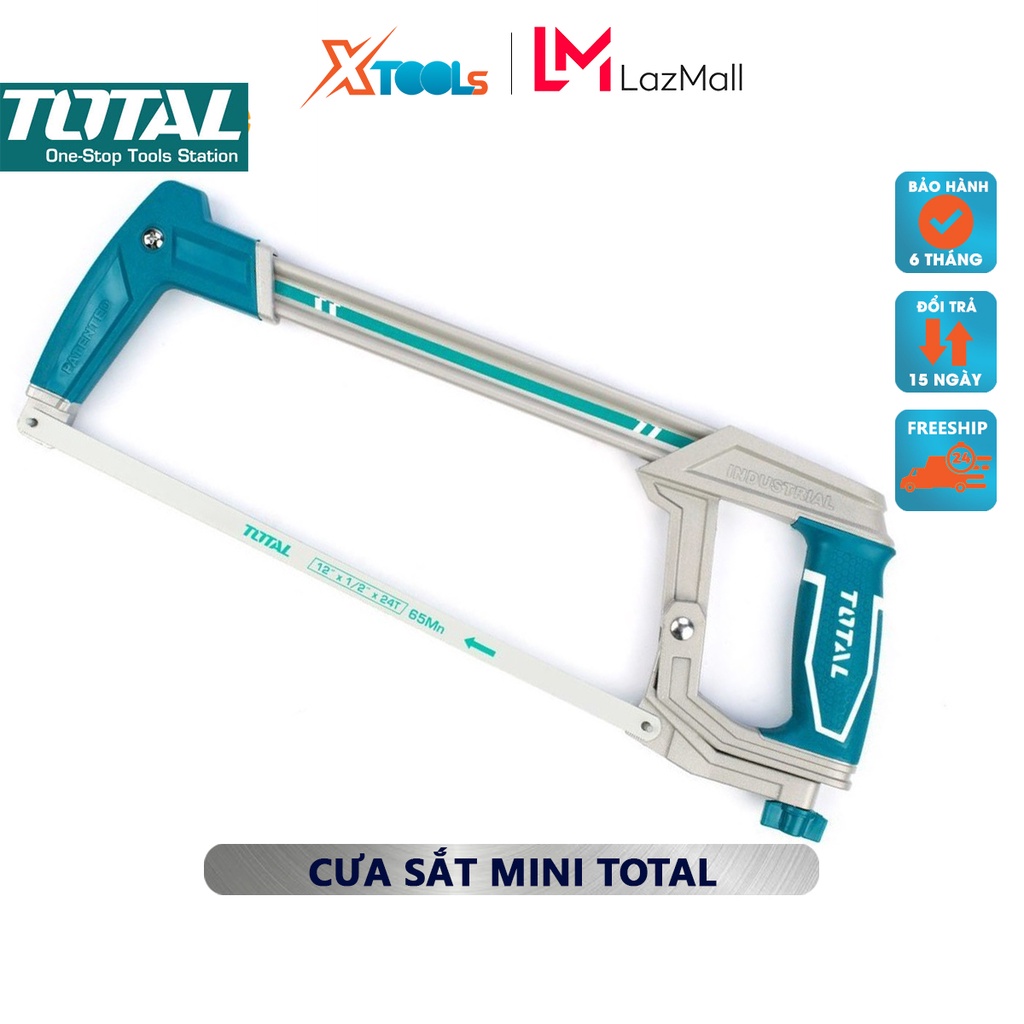 Cưa cắt sắt TOTAL THT54106 | cưa cắt sắt cầm tay kích thước 300mm, trọng lượng 300g cưa, cắt các loại gỗ, sắt, nhôm, ống