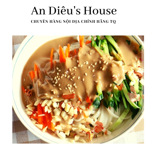 Sốt chấm lẩu haidilao,  Sốt Bơ đậu phộng chấm lẩu 4- 5 người ăn - Gói 120g