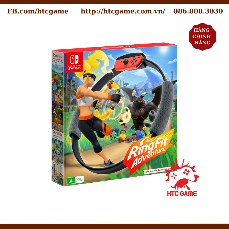 Bộ tập thể dục Ring Fit Adventure dành cho máy Nintendo Switch