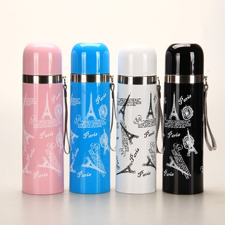 Bình giữ nhiệt inox nắp tròn paris 500ml