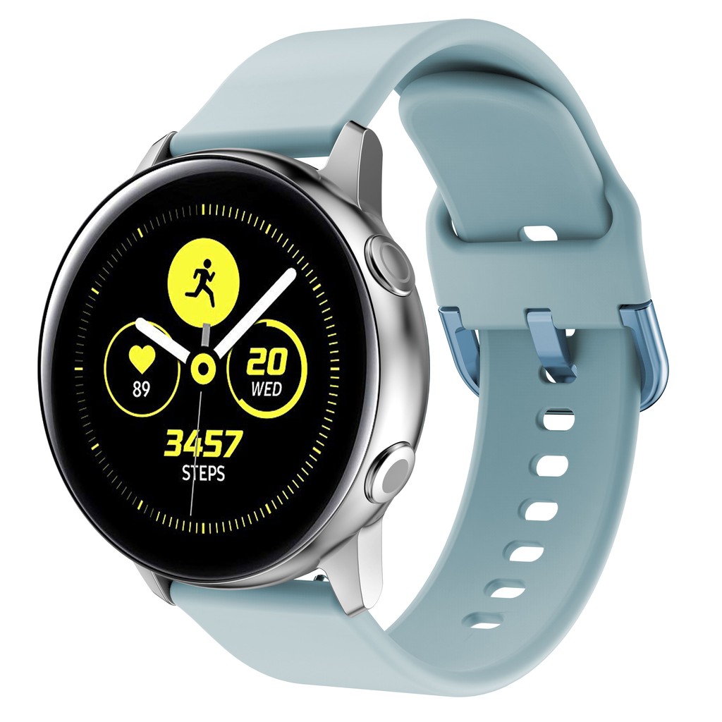 Dây đeo đồng hồ chất liệu silicon dành cho Samsung Galaxy Watch Active 2 44mm/40mm Active 1 40mm