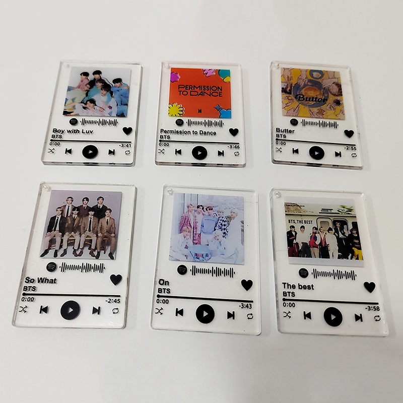 Móc Khóa Acrylic Mới Hình Ca Sĩ Ca Sĩ BTS Cá Tính Làm Quà Tặng