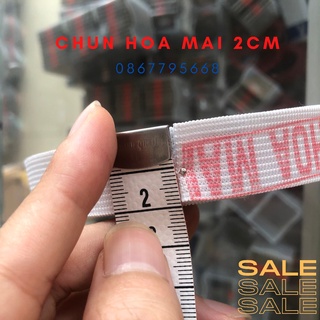 Chun quần 2cm Hoa Mai 10m/cuộn