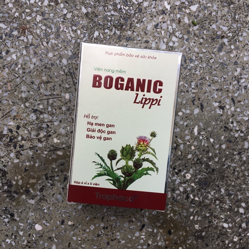 Boganic Lippi - giải độc gan, hạ mỡ máu - bảo vệ gan - Chính hãng Traphaco Chính hãng