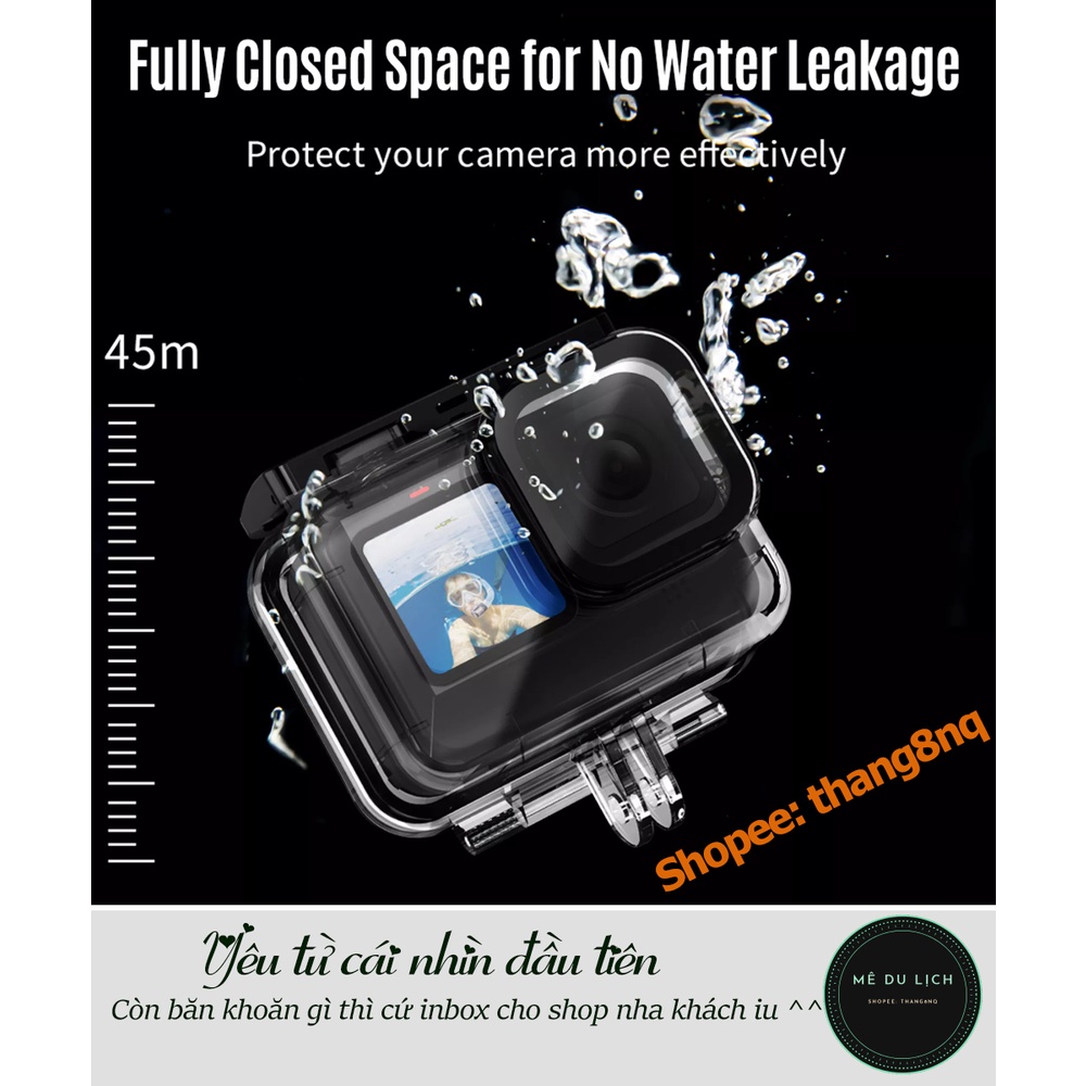 Case chống nước gopro 9, thương hiệu Telesin | BigBuy360 - bigbuy360.vn