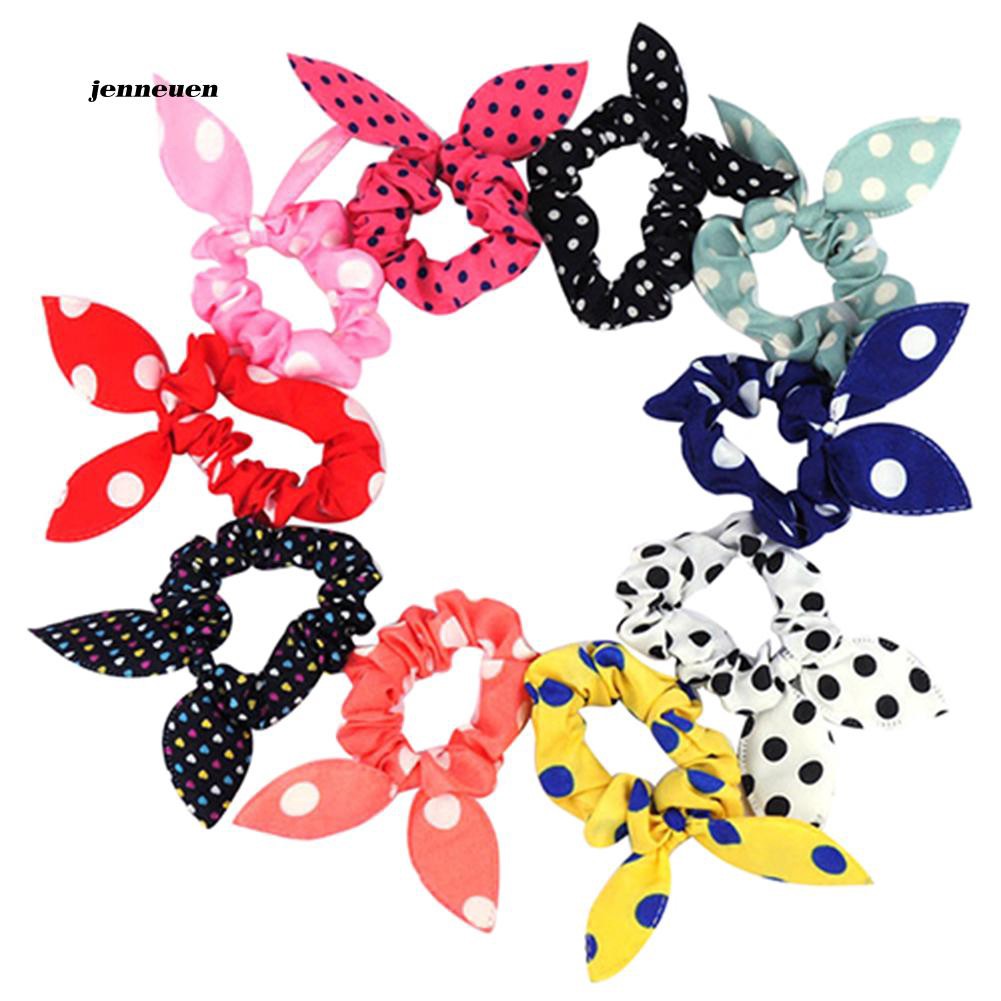 Dây cột tóc có chi tiết tai thỏ dễ thương