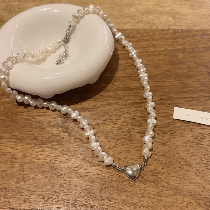 Vòng cổ chocker ngọc trai nhân tạo Her Acessories Dây chuyền choker nữ sang trọng C44