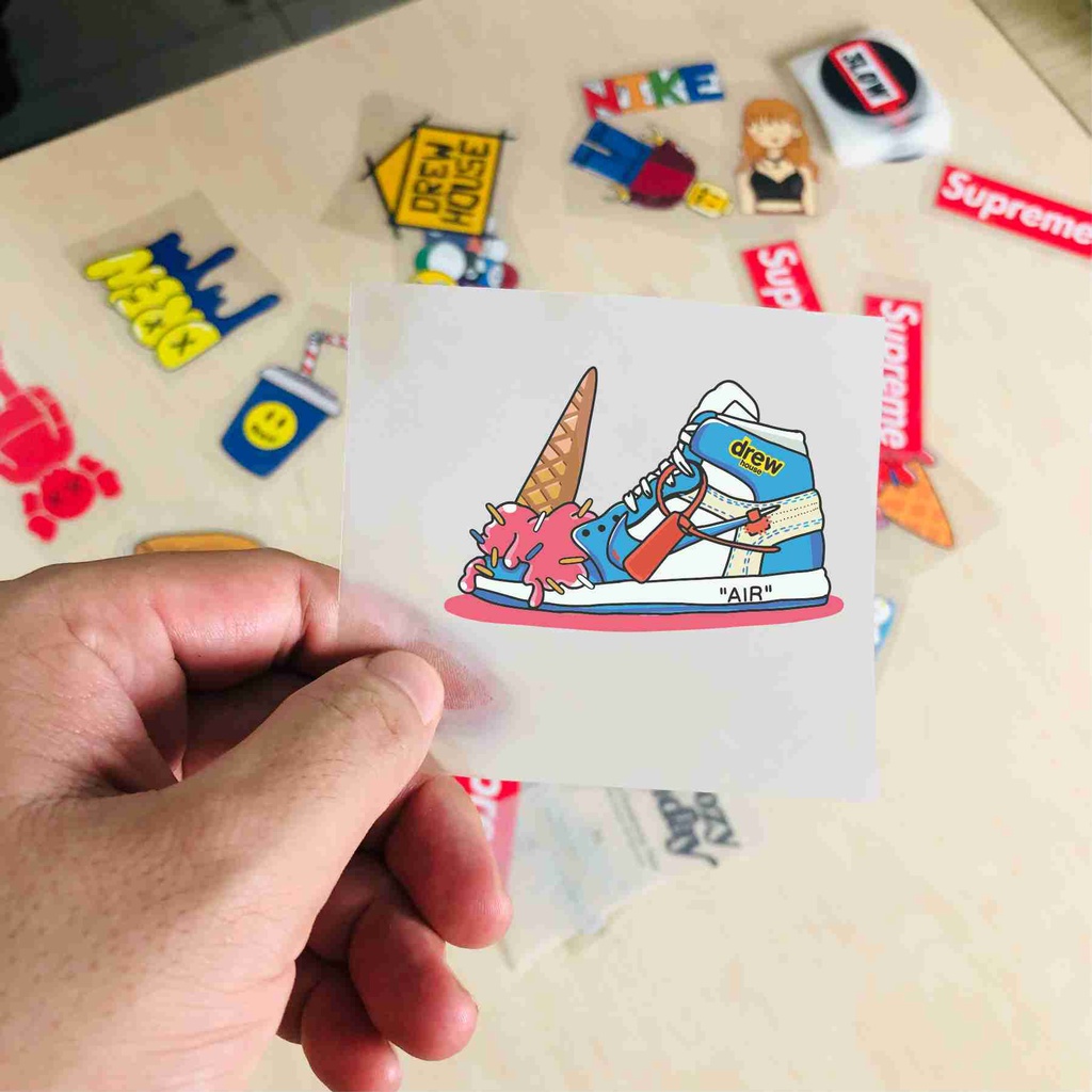 Hình ủi nhiệt bộ hoạt hình dễ thương 3 - Decal ủi áo xinh xinh