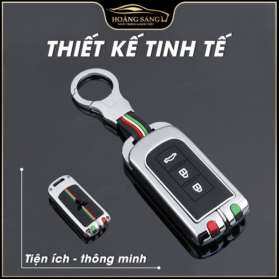 Ốp bảo vệ chìa khóa mitsubishi, bọc chìa khóa mitsubishi outlander, xpander, attrage, triton, pajero chất liệu kim loại
