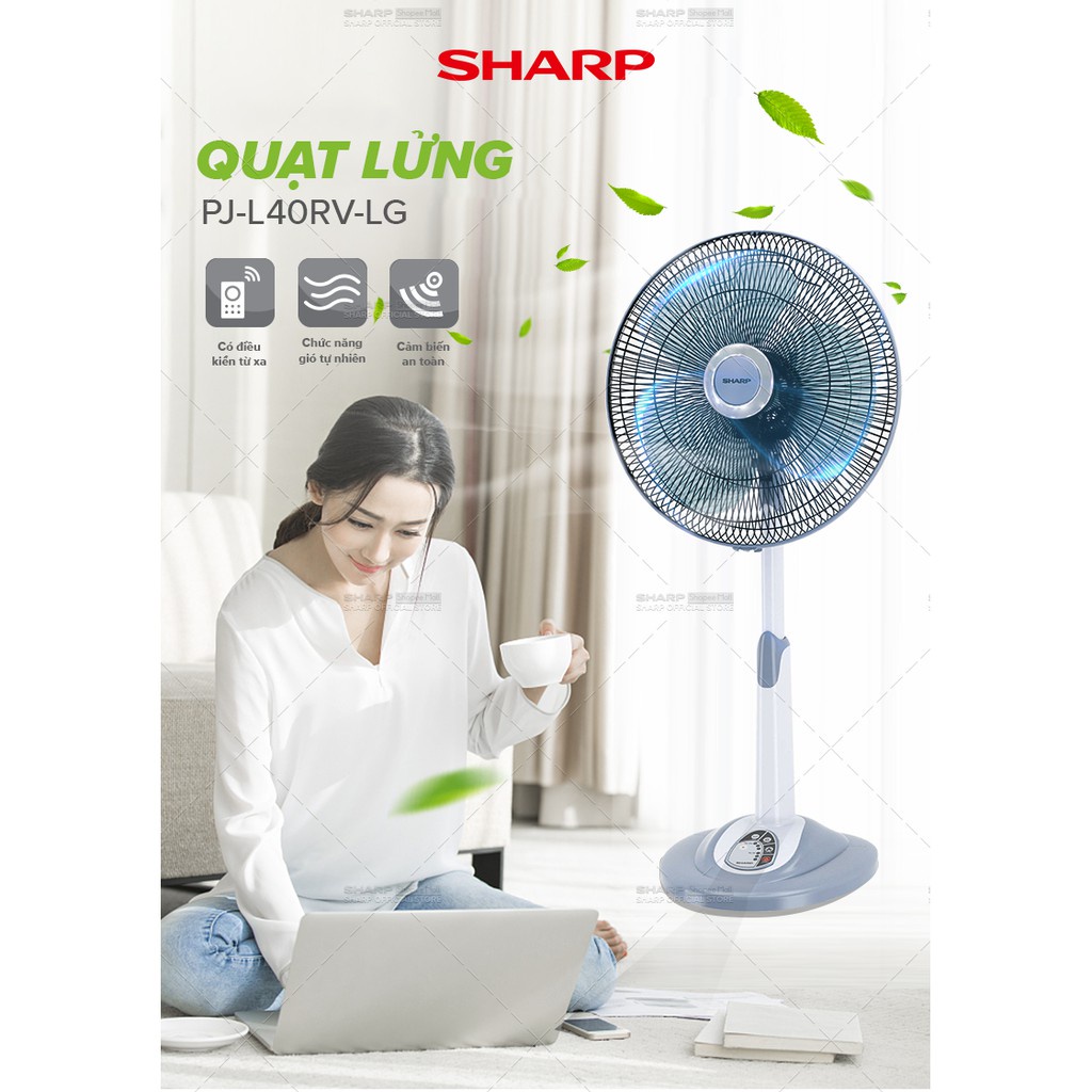 Quạt Lửng Sharp PJ-L40RV-LG Hàng Malaysia