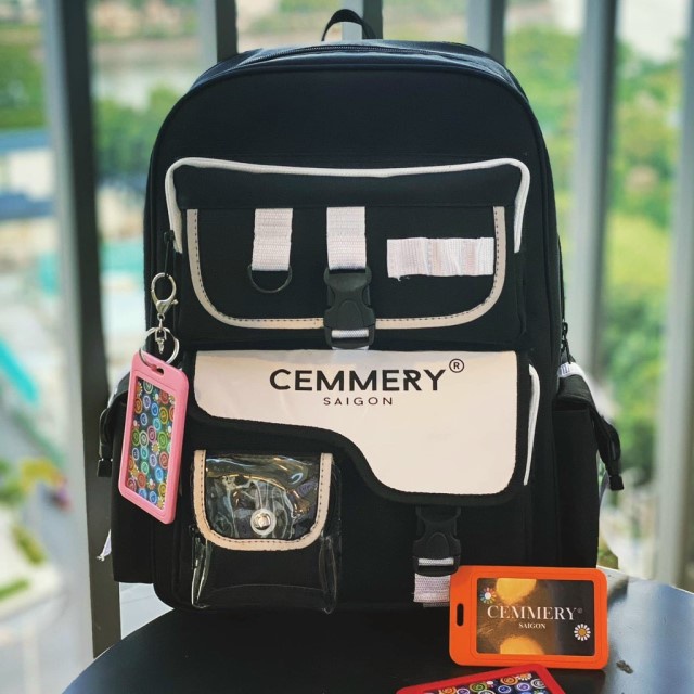 [HÀNG CAO CẤP] Balo Local Brand CEMMERY Phản Quang Và Hologram Đi Học, Đi Chơi Thời Trang Chống Nước