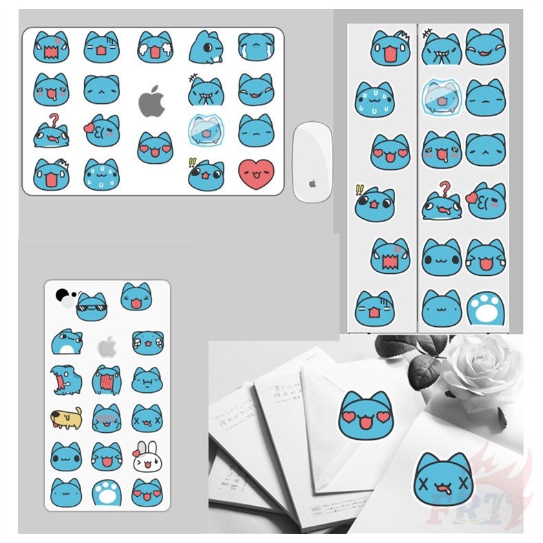 SET 50 STICKER MÈO CAPOO SIÊU CHẤT DÁN TRANG TRÍ ĐT LAPTOP VALI TƯỜNG TỦ KỆ MŨ BẢO HIỂM XE MÁY NOTEBOOK