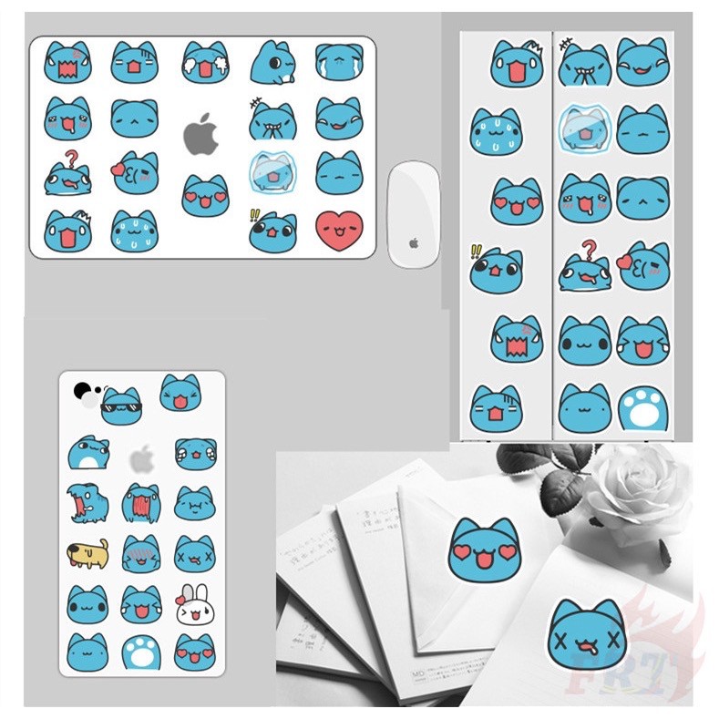 [STICKER 1K] SET 50 STICKER MÈO CAPOO SIÊU CHẤT DÁN TRANG TRÍ ĐT LAPTOP VALI TƯỜNG TỦ KỆ MŨ BẢO HIỂM XE MÁY NOTEBOOK