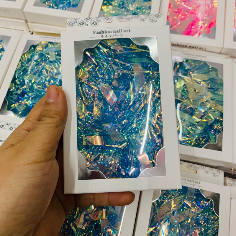 Giấy bóng kiếng dùng trang trí nail