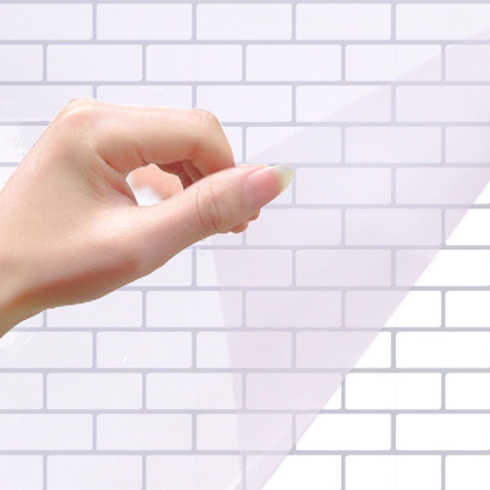 Miếng dán tường trong suốt chống dầu chịu nhiệt bảo vệ trang trí nhà bếp
