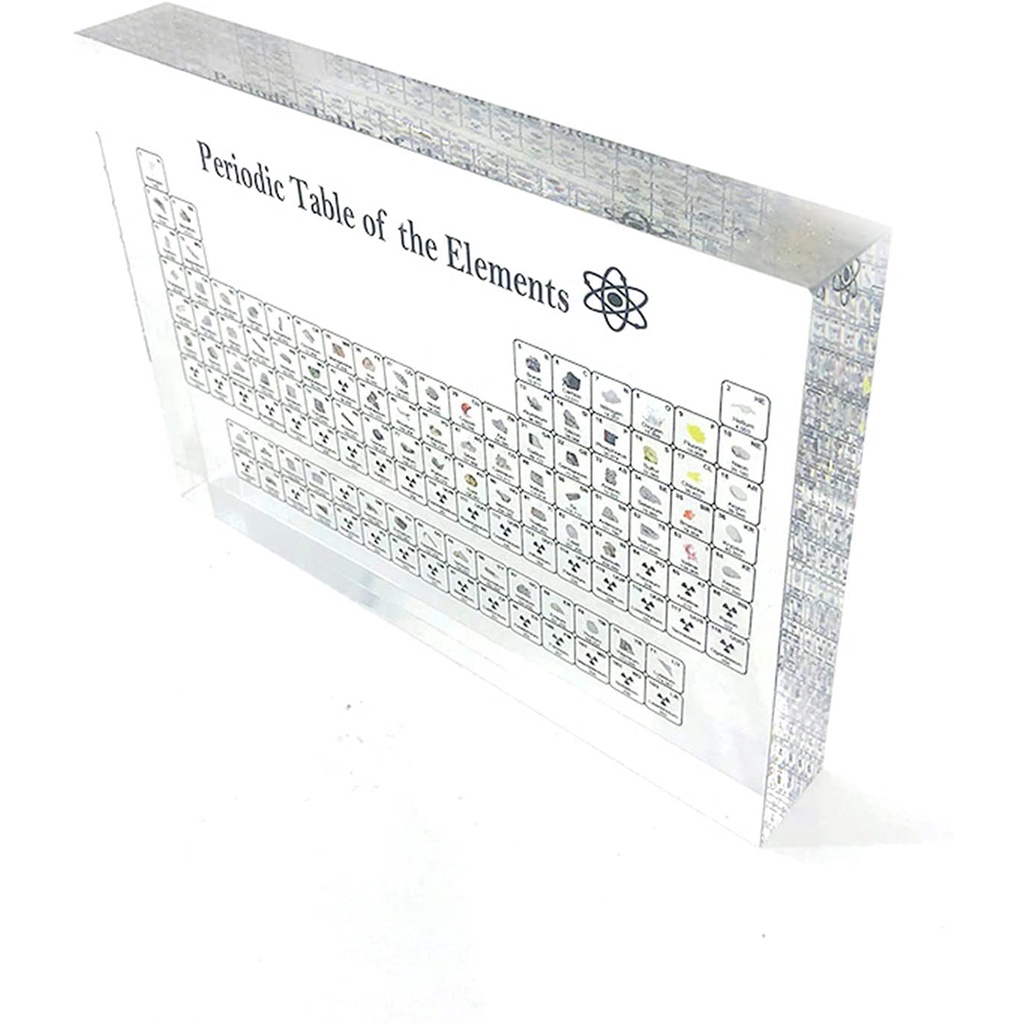 Bảng Tuần Hoàn Hóa Học Bằng Acrylic Kích Thước 6 * 4.5 * 0.8 Inch Tiện Dụng Cho Giảng Dạy