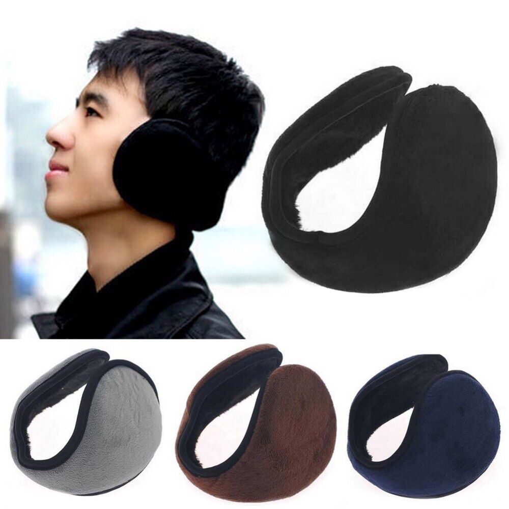 Bịt tai lông nhung giữ ấm mùa đông màu trơn dành cho nam nữ hàng loại 1