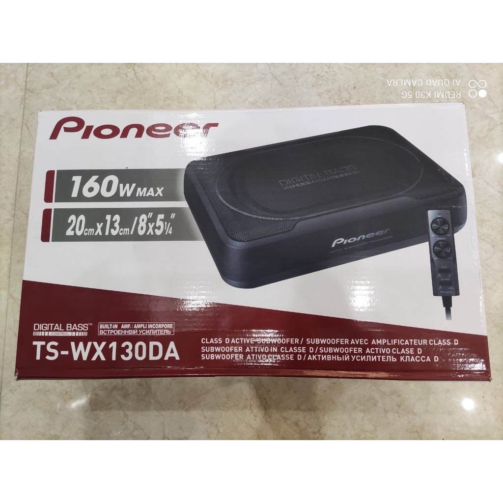 Loa Sub Gầm Ghế PIONEER 130DA 160W - Chính hãng bảo hành 12 tháng