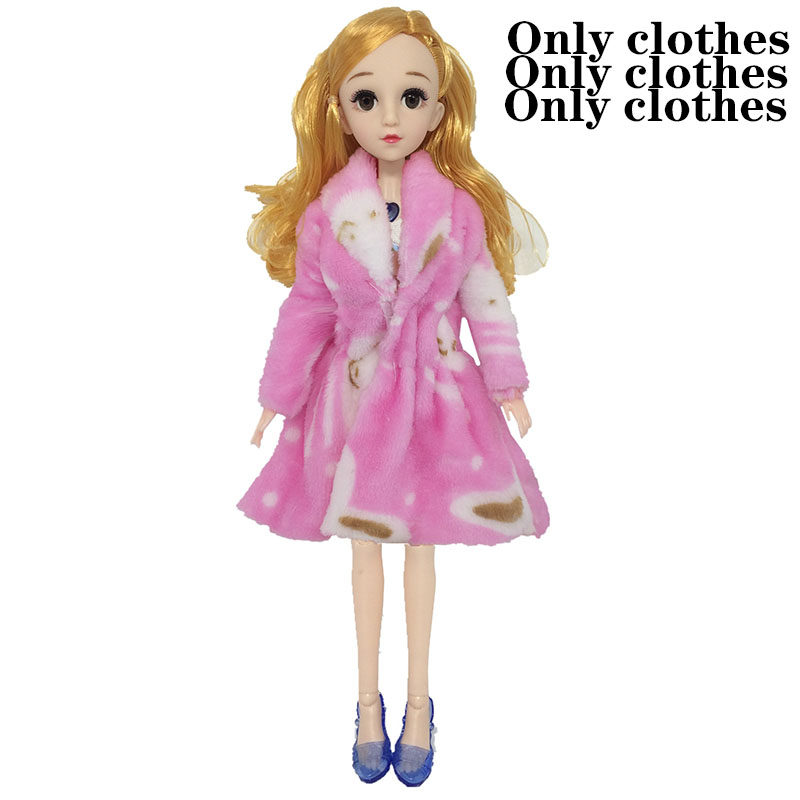 Áo khoác lông đáng yêu sành điệu cho búp bê 28cm tỉ lệ 1:6
