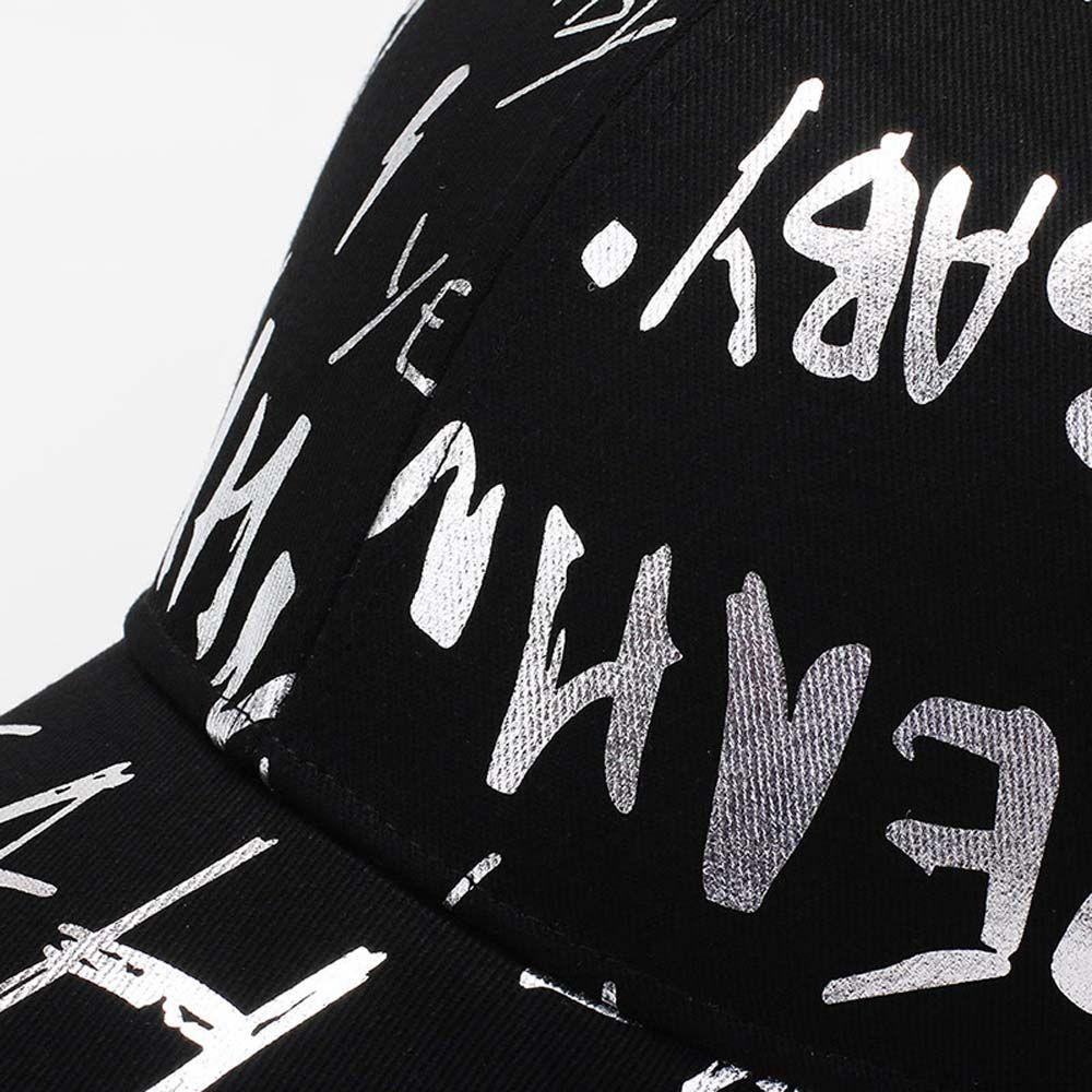 Mũ Lưỡi Trai Cotton Họa Tiết Graffiti Phong Cách Hàn Quốc Cho Nam