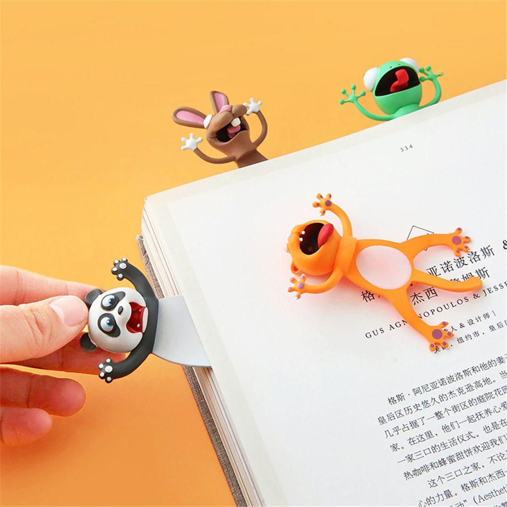 Jane Thẻ Đánh Dấu Trang Sách 3D Bằng PVC Dòng Hình Mèo Shiba Inu Bạch Tuộc Đại Dương Sáng