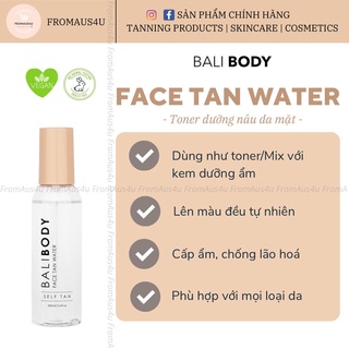 <SẴN> Toner tan nâu da - Balibody Face Tan Water