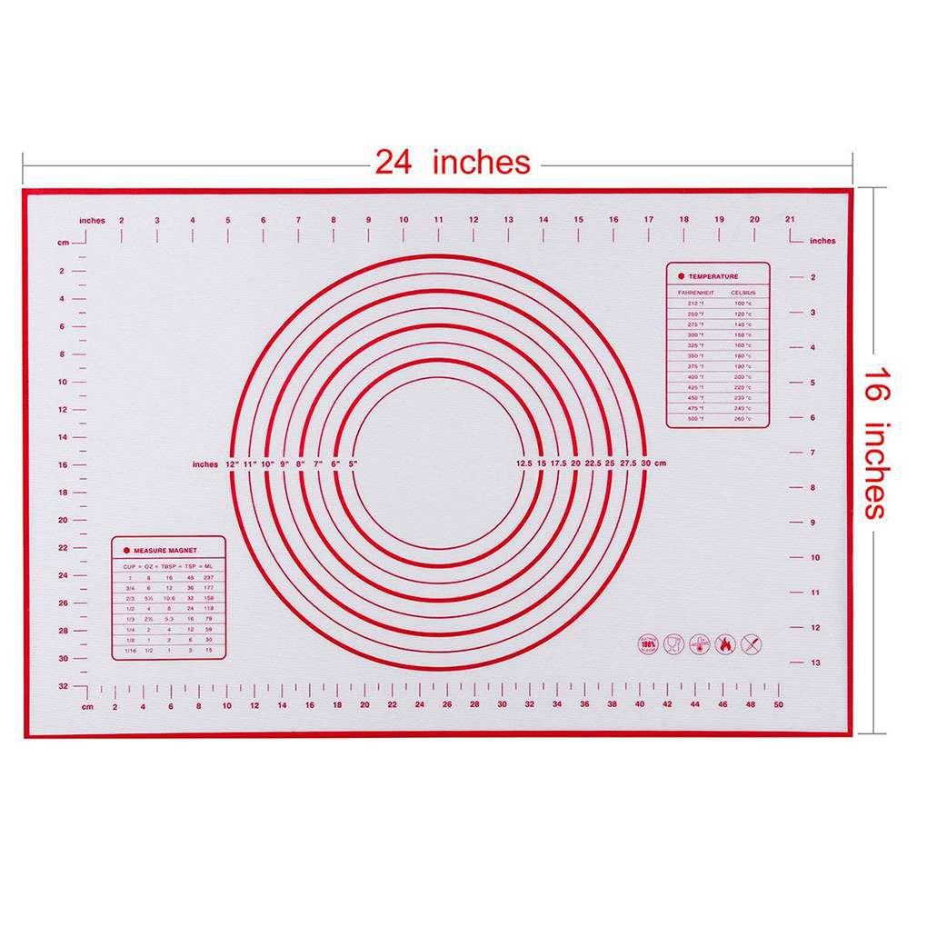 Tấm Thảm Nhào Bột Chống Dính Bằng Silicon Tiện Dụng