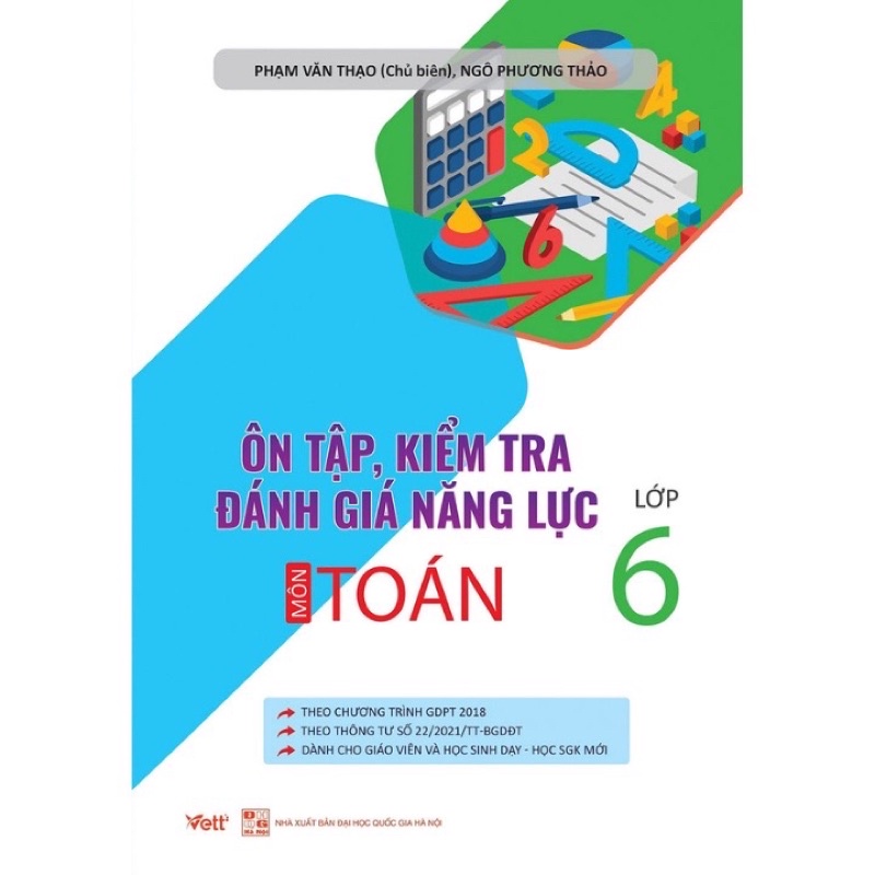 Sách.__.Ôn Tập , Kiểm Tra Đánh Giá Năng Lực Môn Toán Lớp 6