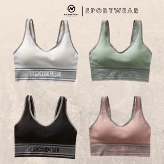 Áo bra tập gym , áo sport girl , sẵn mút