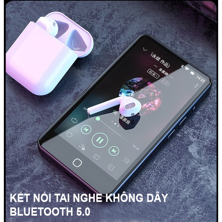 (Hỗ trợ Tiếng Việt) Máy Nghe Nhạc Android MP4 Màn Hình Cảm Ứng 4.5 Inch Bluetooth WiFi Ruizu H5 Bộ Nhớ Trong 16GB