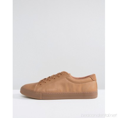 Giày nam ASOS Lace Up Trainers In Tan Tan - BSEIKMX8U