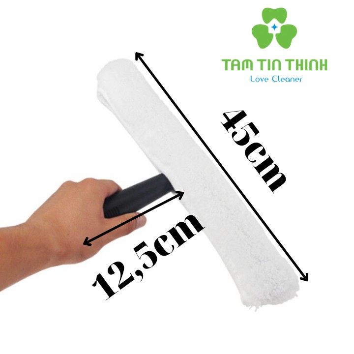 Bông thỏ lau kính thay thế Baiyun 35cm 45cm vệ sinh mọi loại gương kính