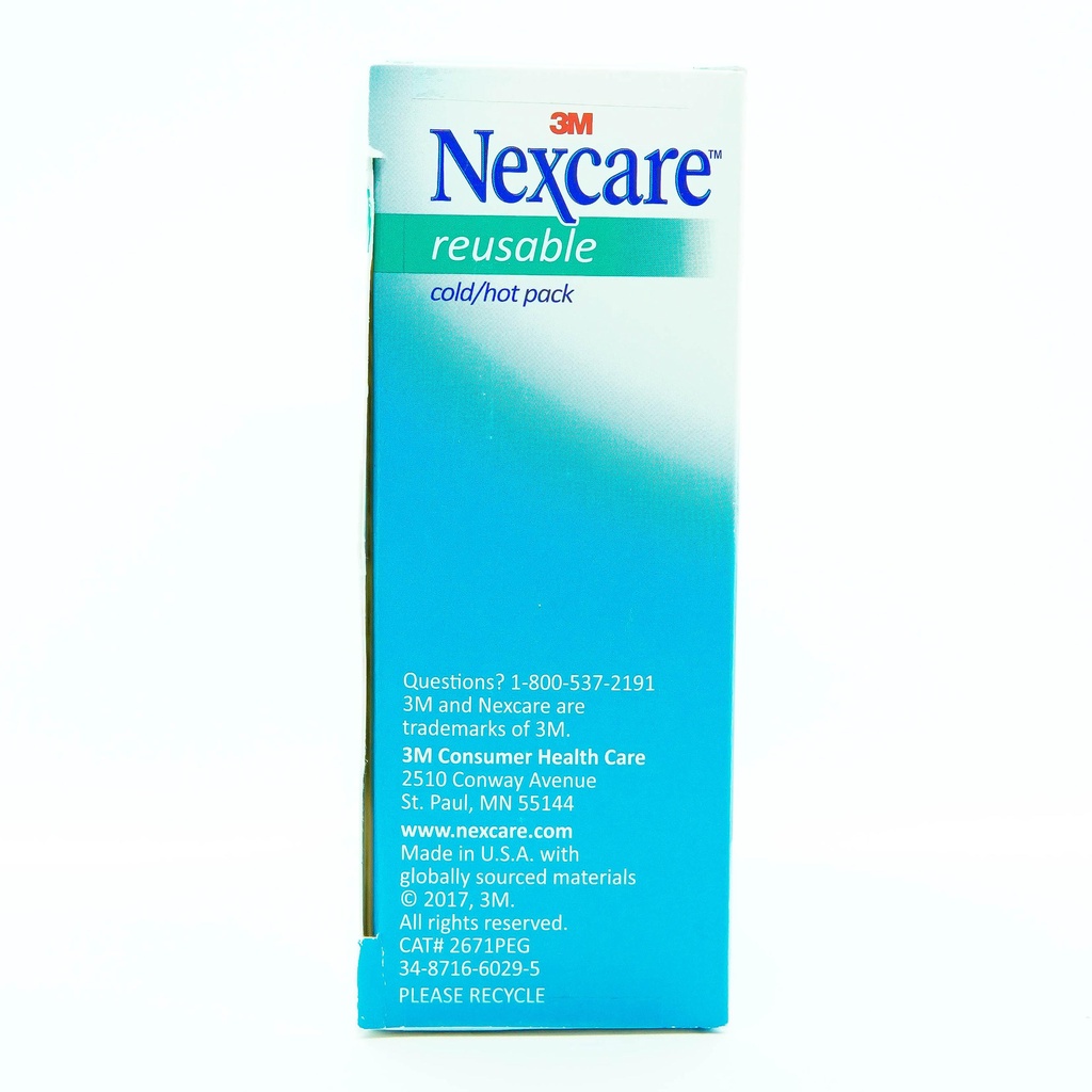 Túi chườm nóng lạnh Nexcare 3M 10x25cm - Gel không chai cứng, keo không rò rỉ, có thể sử dụng nhiều lần 2671PEG