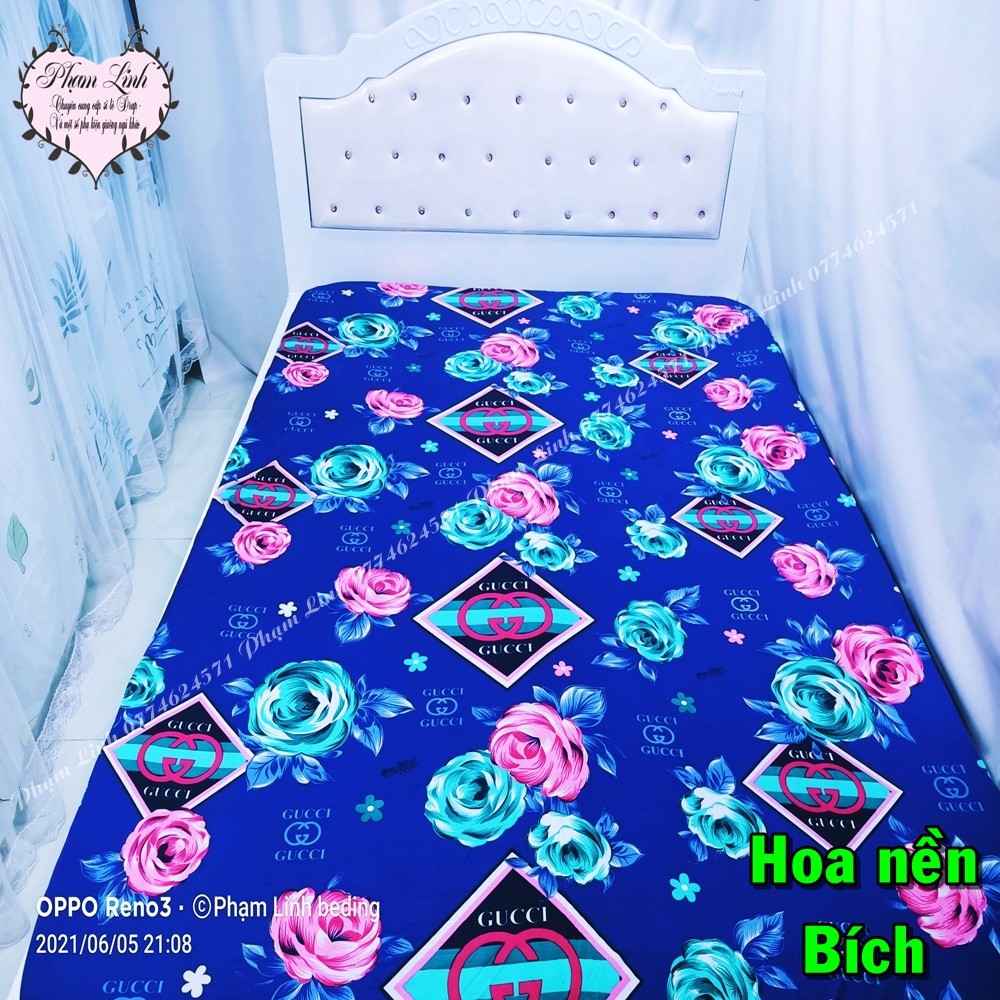 [1m6x2mx5-15cm] Drap lẻ Ga trải giường thun in 3D Hàn Quốc sợi Polyester chân drap 18-19cm || Chỉ 1 drap