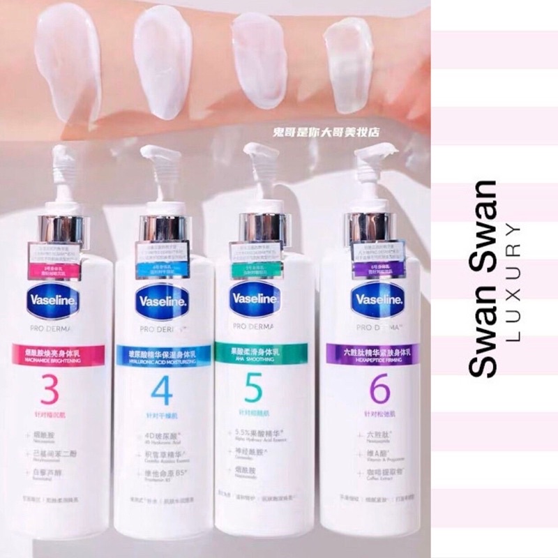 Sữa Dưỡng Thể Trắng Da Vaseline Pro Derma 250ml