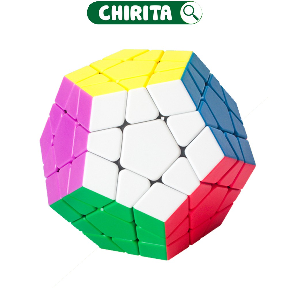 Rubik Megaminx Stickerless Không Viền Cao Cấp - Đồ Chơi Phát Triển Trí Tuệ NO.8888