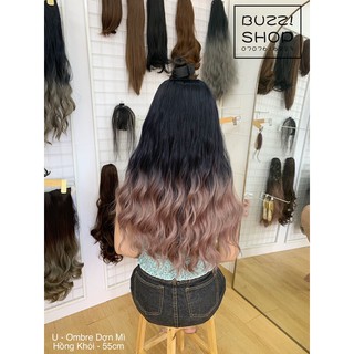 [ Hình thật ] Tóc Kẹp U Ombre Dợn Mì