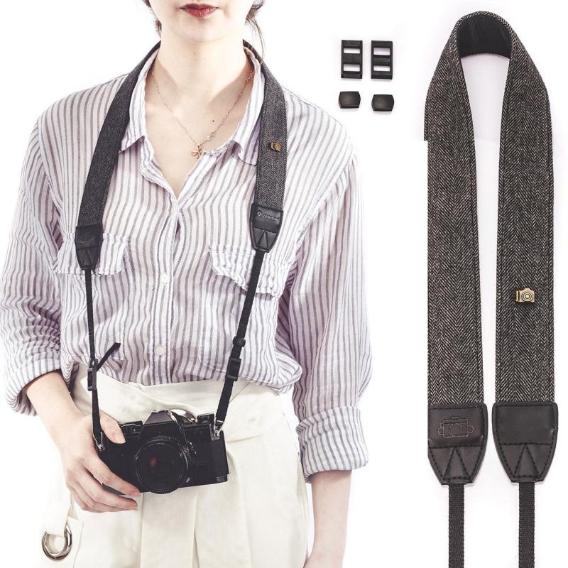 Dây Đeo Cổ Phong Cách Vintage Có Thể Điều Chỉnh Cho Máy Ảnh SLR / DSLR