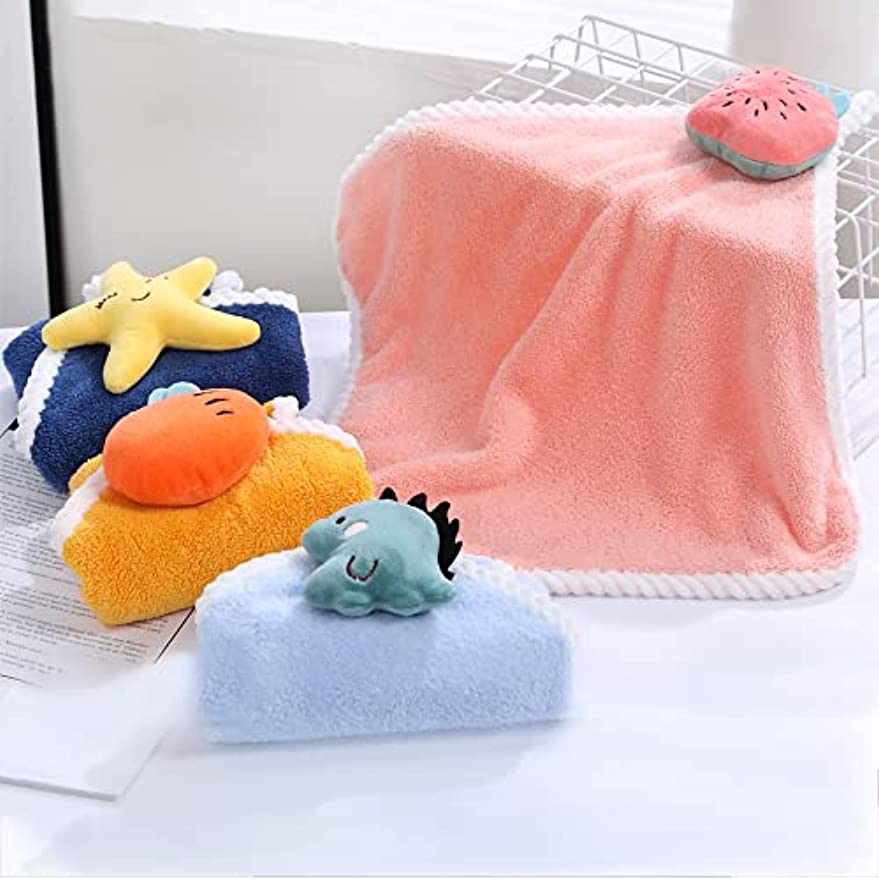 Set 4 Khăn Lau Tay Mềm Mại Thấm Hút Tốt 30x30cm CR1