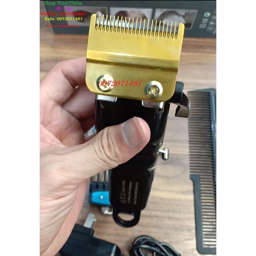 Tông Đơ Cắt Tóc Lưỡi Kép Magic Clip ZSZ F80 ✅ TẶNG KÈM DAO CẠO - CHỔI PHỦI - LƯỢC