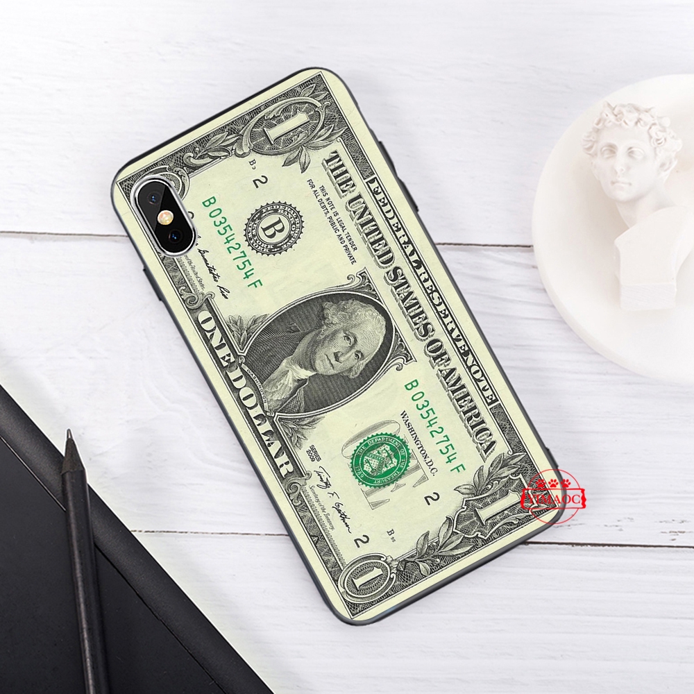 Ốp điện thoại họa tiết tờ đô la thích hợp cho iPhone XS Max XR X 11 Pro 7 8 6 6S Plus
