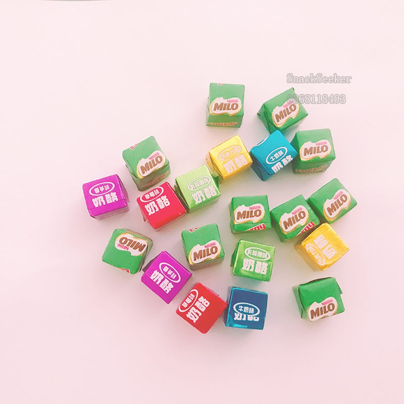 Kẹo phô mai Cheese Cube pack 20 viên mix 5 hương vị #SNACKSEEKER