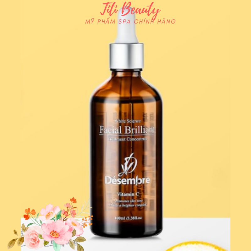 Tinh chất cô đặc làm trắng Désembre White Science Facial Briliant Treatment Concentrate 100ml dưỡng ẩm trắng sáng da