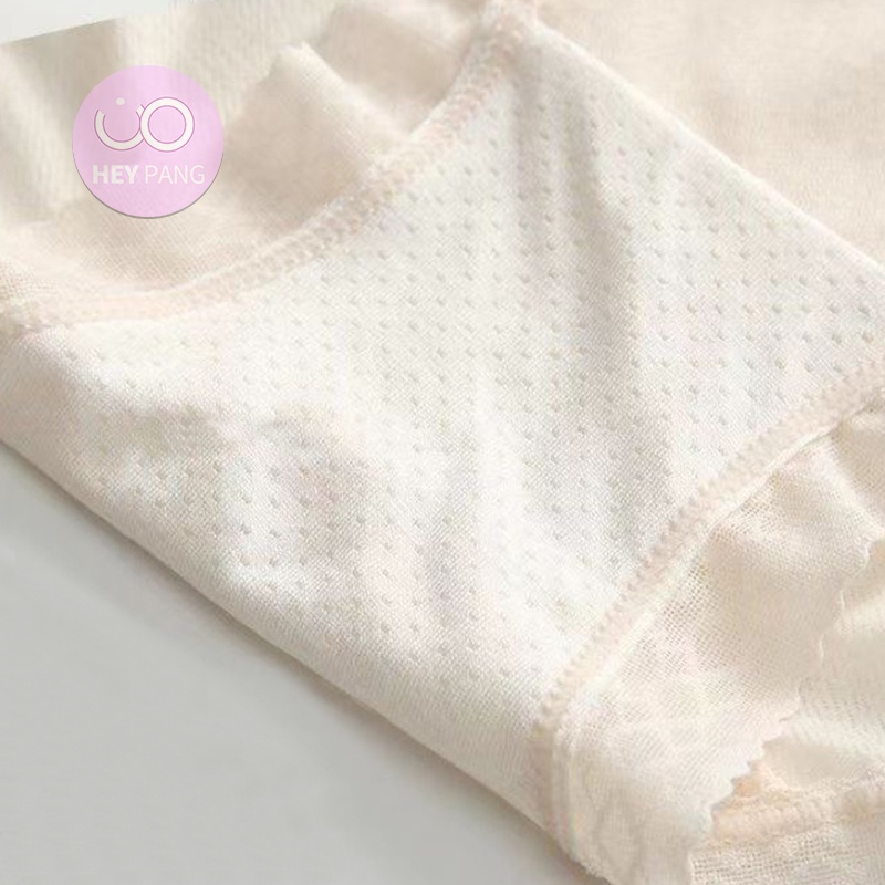 Quần lót nữ ren lụa mềm mại không hằn mông đũng cotton kháng khuẩn HEYPANG VN023