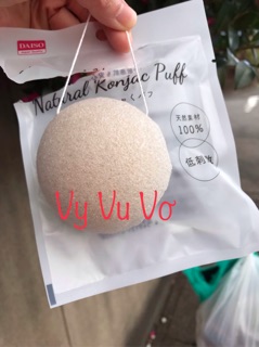 Mút rửa mặt Natural Konjac Puff