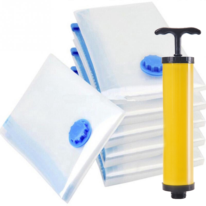 Túi nén chân không đựng chăn mền tiết kiệm không gian/Bơm tay tiện lợi